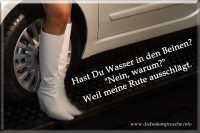 Anmachspruch: Hast Du Wasser in den Beinen?